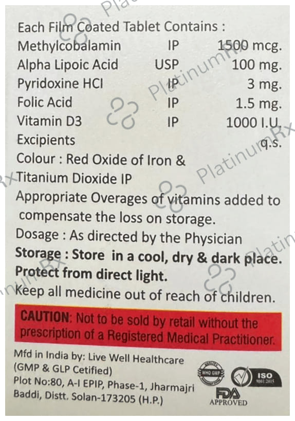 Nourshine B12 Tablet 10s