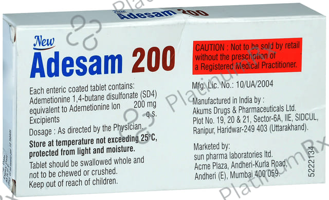New Adesam 200mg Tablet 10s