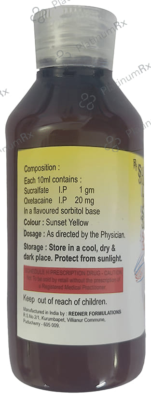 Sucralife-O Oral Suspension Sugar Free