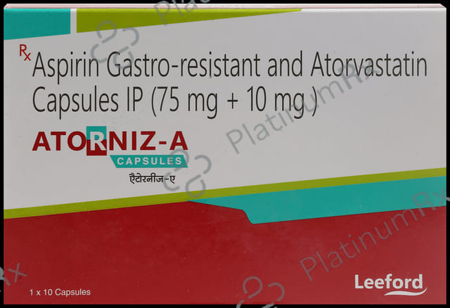 Atorniz A 10/75mg Capsule 10s