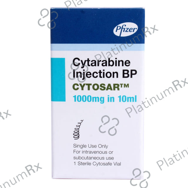 Cytosar 1000mg Injection 10ml