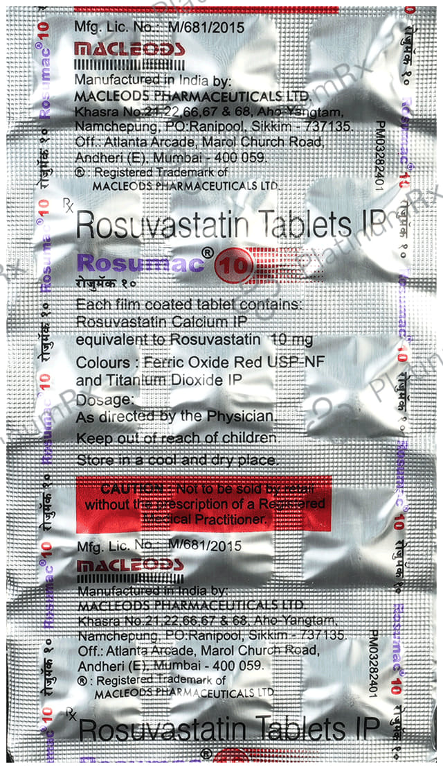 Rosumac 10mg Tablet 15s