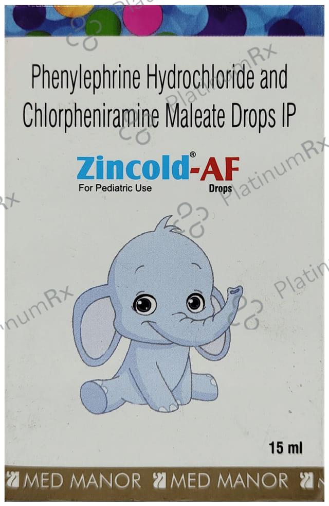 Zincold AF 2/5mg Oral Drops 15ml