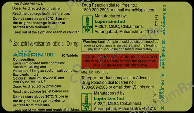 Arnipin 49/51mg Tablet 10s