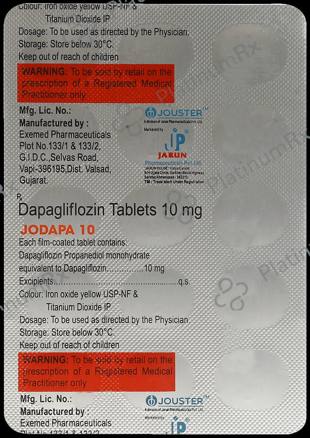 Jodapa 10mg Tablet 15s