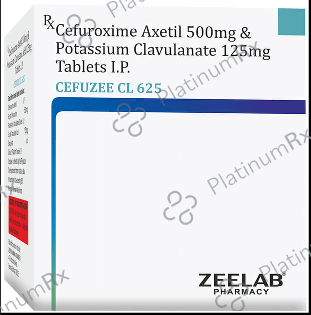 Cefuzee CL 625mg Tablet 4s