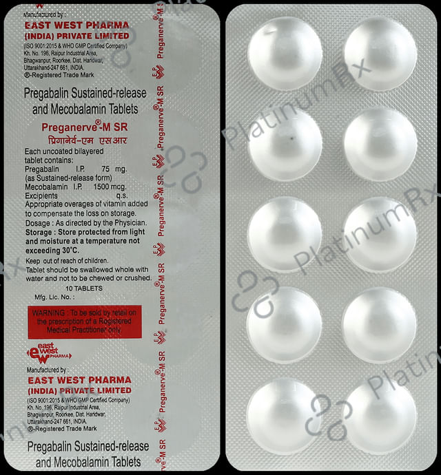 Preganerve M 1500mcg/75mg Tablet SR