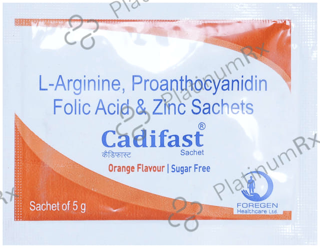 Cadifast Powder Orange Sugar Free 5gm