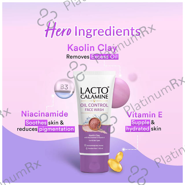 Lacto Calamine Kaolin Clay Face Wash 115ml