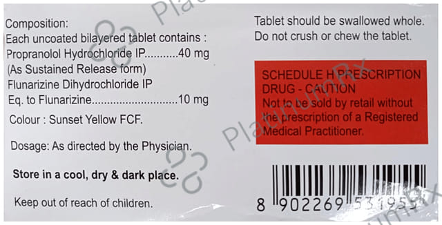Migrabeta Plus 10/40mg Tablet 15s