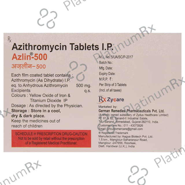 Azlin 500 Tablet