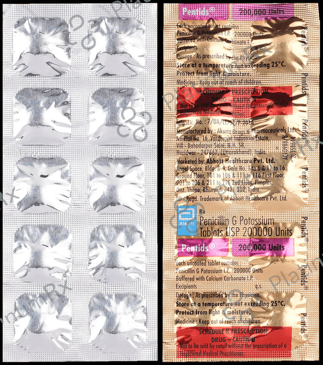 Pentids 20000IU Tablet 10s