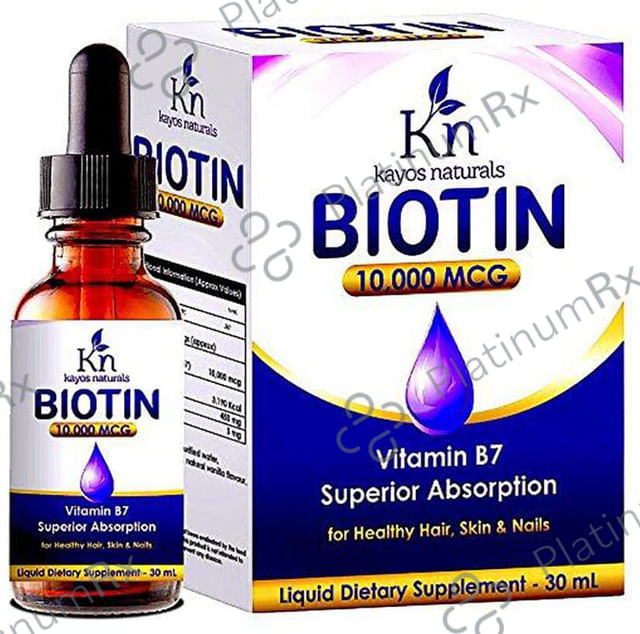 Kayos Naturals Biotin 10000mcg