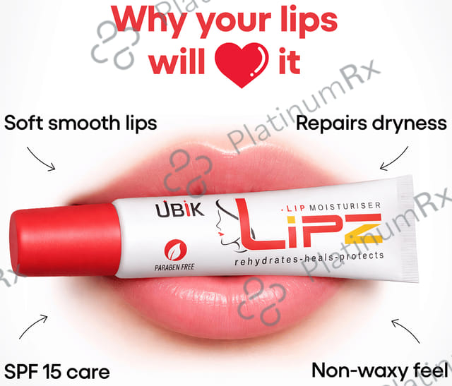 Lipz SPF 15 Lip Moisturiser 9gm