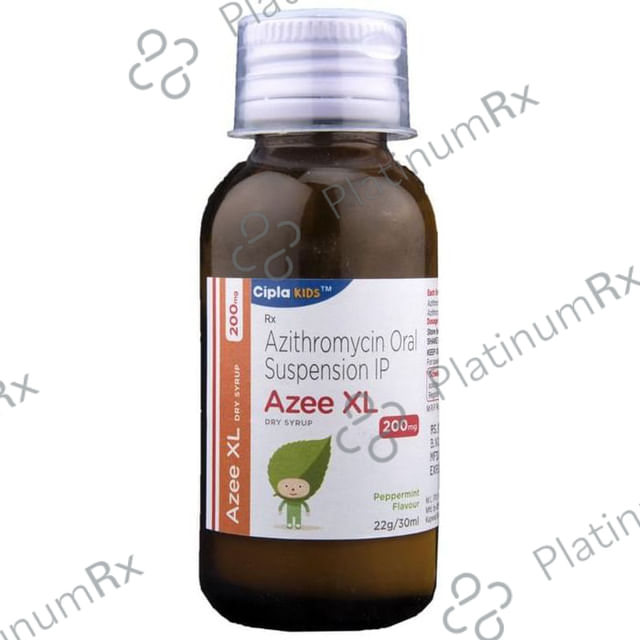 Azee XL 200mg Dry Syrup Peppermint