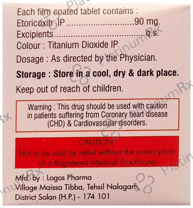 Accucox 90mg Tablet 10s