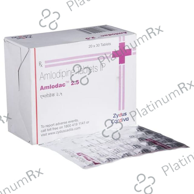 Amlodac 2.5mg Tablet 30s