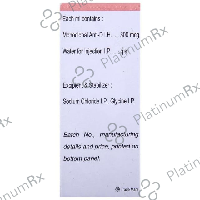 Rhoclone 300mcg Injection