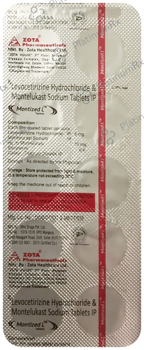 Montized-L 5mg/10mg Tablet