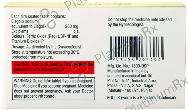 Egolix 200mg Tablet 10s