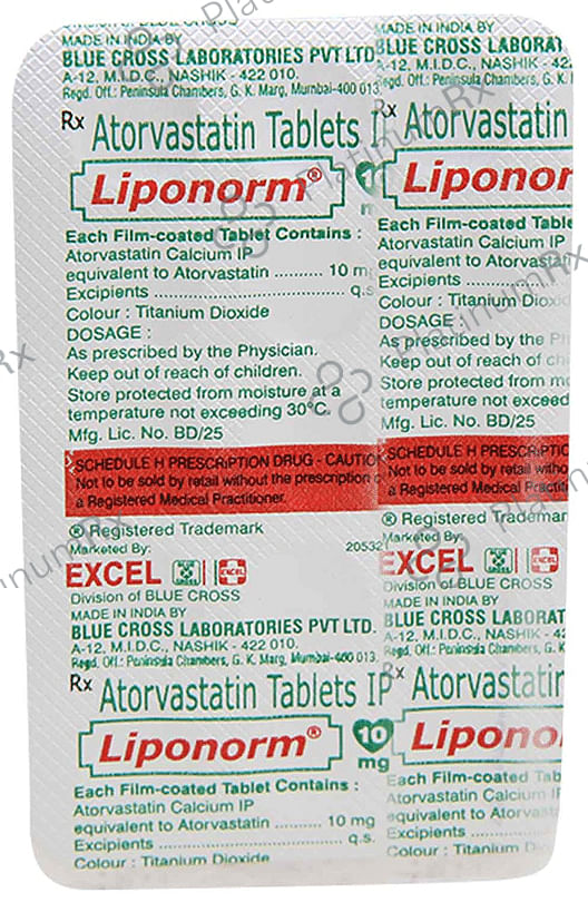 Liponorm 10mg Tablet 15s