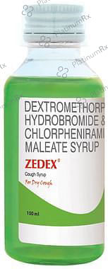 Zedex Cough 2/10mg Syrup 100ml
