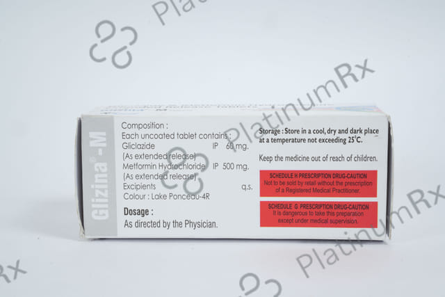 Glizina M 60/500mg Tablet 10s