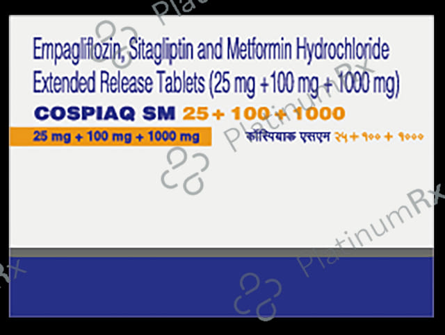 Cospiaq SM 25/100/1000mg Tablet ER 10s
