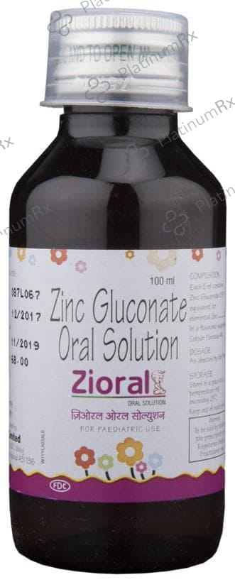 Zioral 20mg Oral Solution 100ml