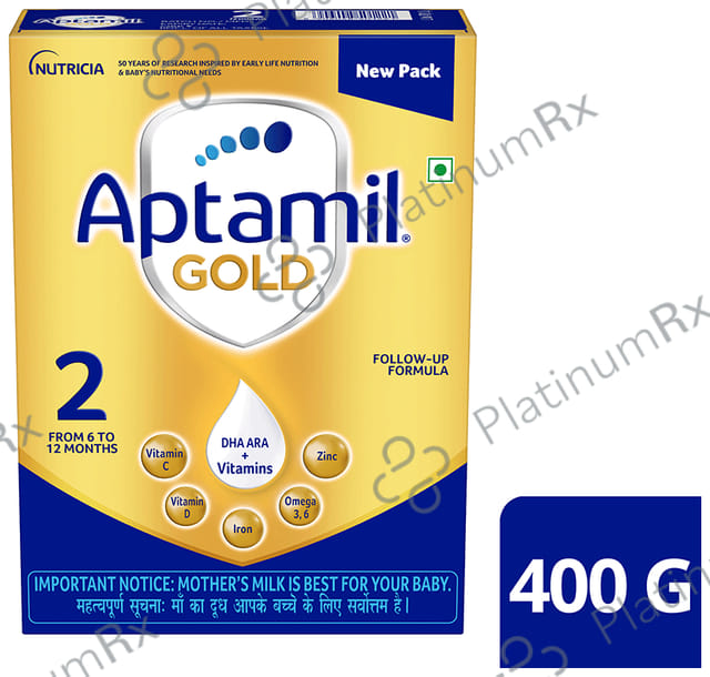 Aptamil Gold Stage 2 (From 6 to 12 Months) Powder 400gm