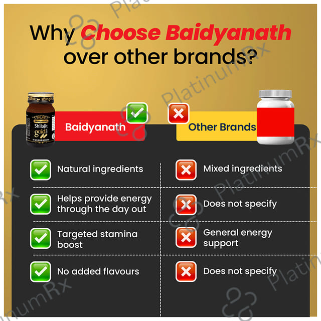 Baidyanath (Noida) Shilajit Gold Capsule