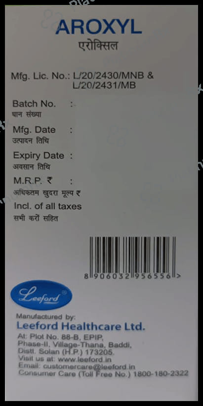 Aroxyl Syrup 100ml