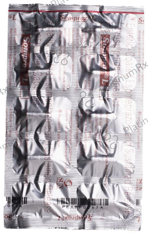 Sompraz L 40/75mg Capsule SR 10s