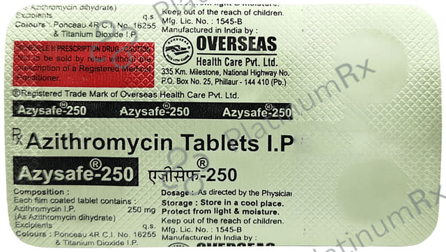 Azysafe 250mg Tablet 6s
