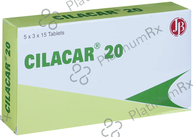 Cilacar 20mg Tablet 15s