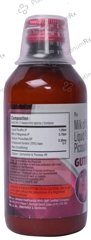 Gutrelief Oral Suspension Mix Fruit & Vanilla Sugar Free