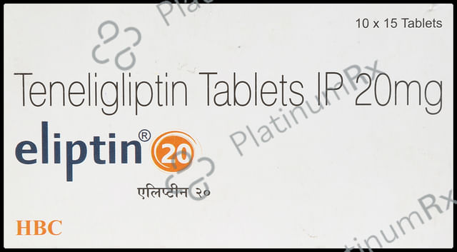 Eliptin 20mg Tablet 15s