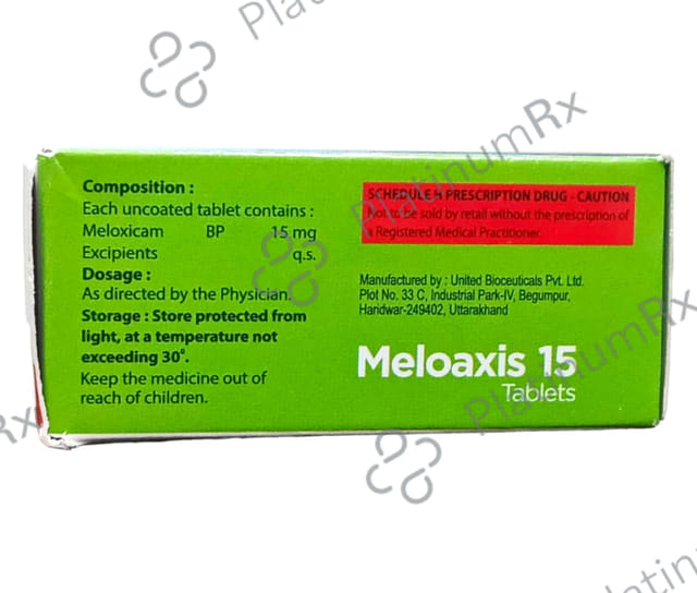 Meloaxis 15mg Tablet 10s