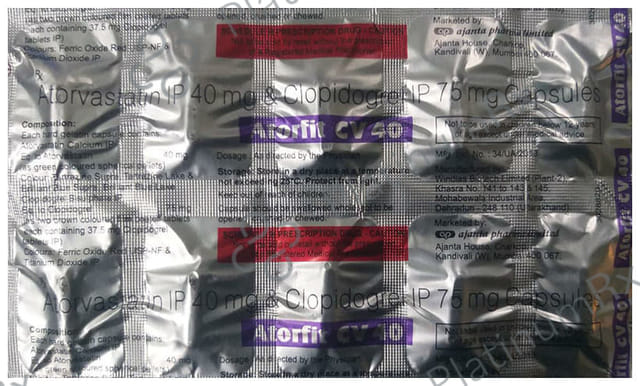 Atorfit CV 40/75mg Capsule 10s