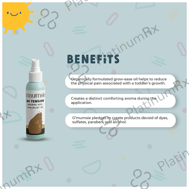 O'mumsie No Tension Growing Kids Pain Relief Oil