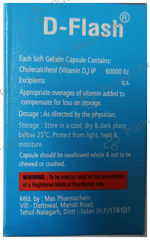 D-Flash Soft Gelatin Capsule