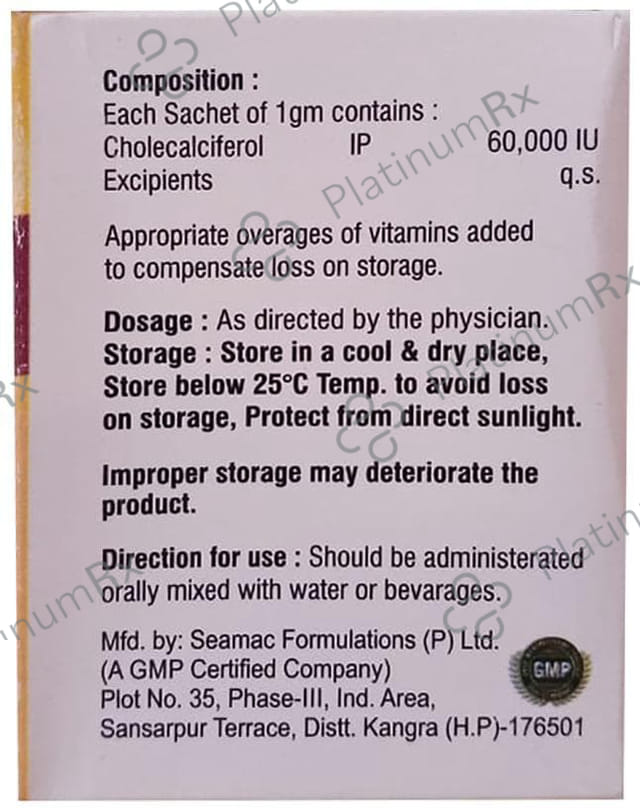 RauD3 60000IU Sachet 1gm