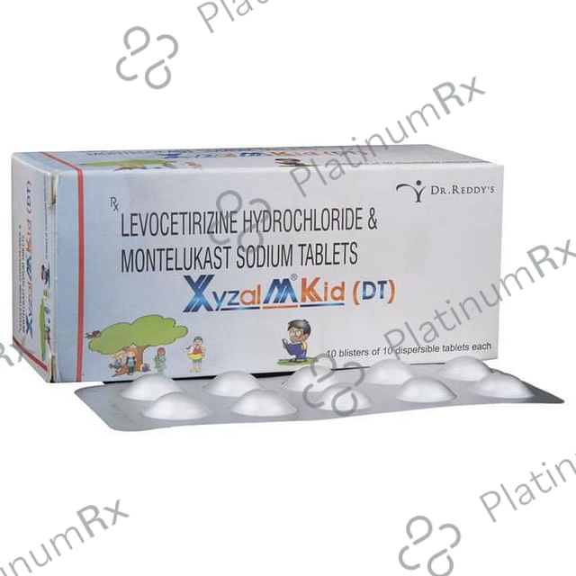 Xyzal M Kid(DT) 2.5/4mg Tablet 10s