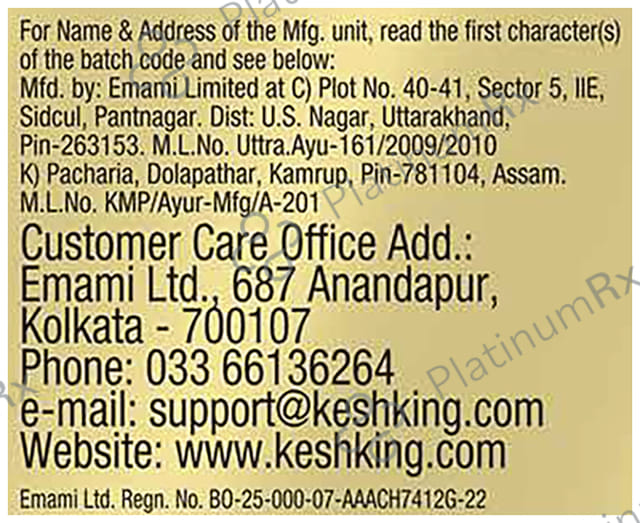 Kesh King Scalp Ayurvedic Oil 300ml