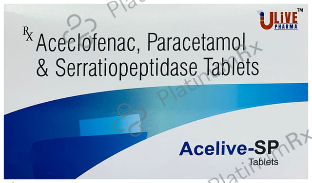 Acelive SP 100/325/15mg Tablet 10s Ulive Pharma