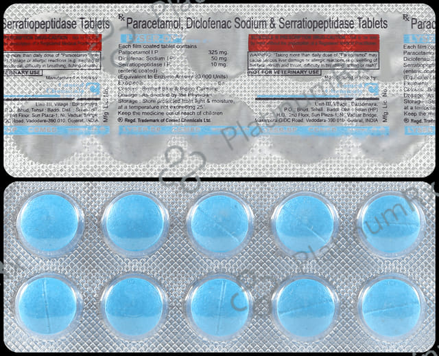 Lyser DP 50/325/10mg Tablet 10s