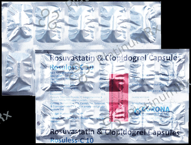 Rosuless C 10/75mg Capsule 10s