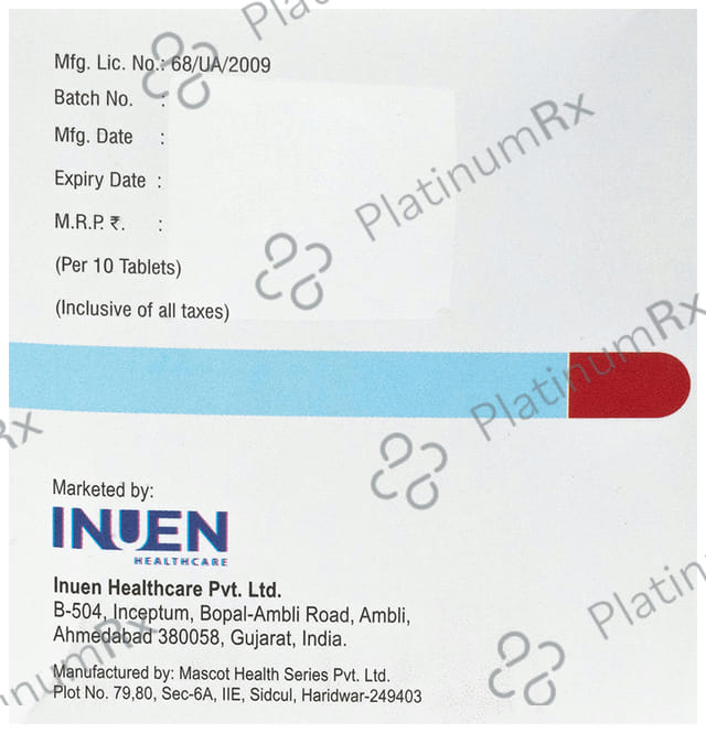 Inudap M 10/1000 Tablet ER