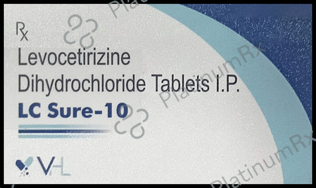 LC Sure 10mg Tablet 10s
