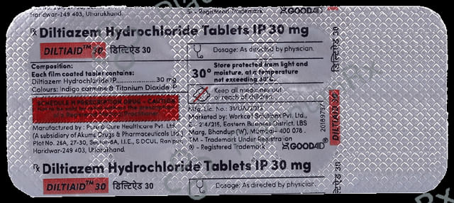 Diltiaid 30 Tablet